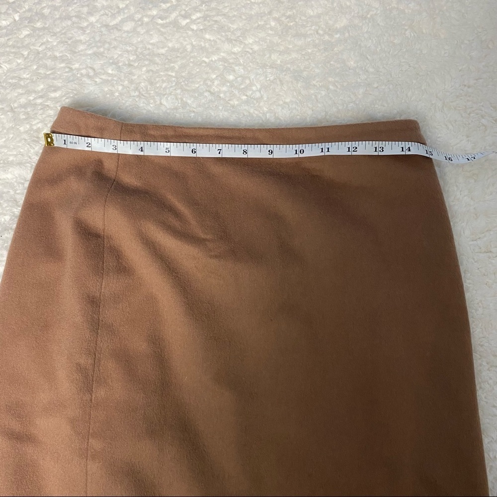 Vintage Suzuya Brown Wool Skirt Size Large - Picture 4 of 7
